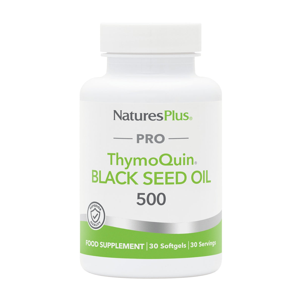 Nature's Plus PRO ThymoQuin Black Seed Oil (30 softgels) pack