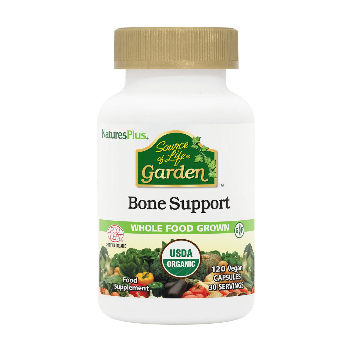 Nature's Plus Source of Life Garden Bone Support (120 caps) pack