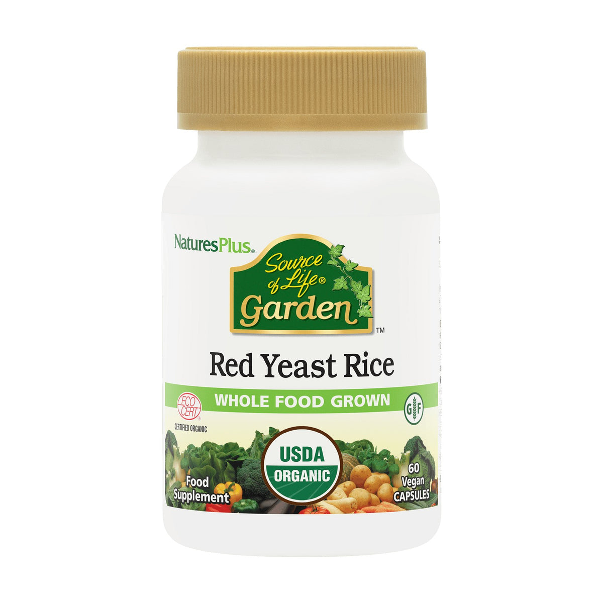 Nature's Plus Source of Life Garden Red Yeast Rice (60 caps) pack