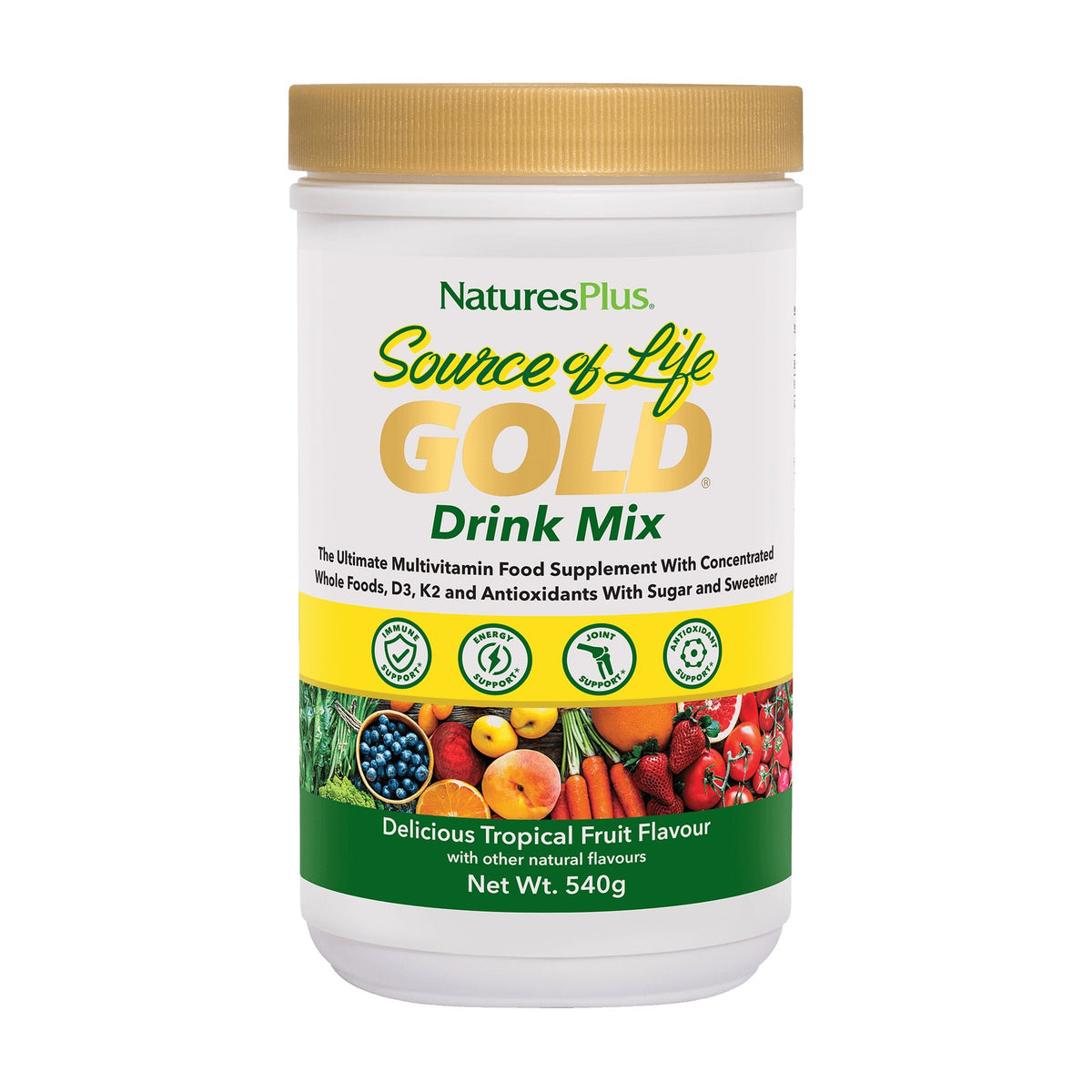 Nature's Plus Source of Life GOLD Drink Mix (540g) pack