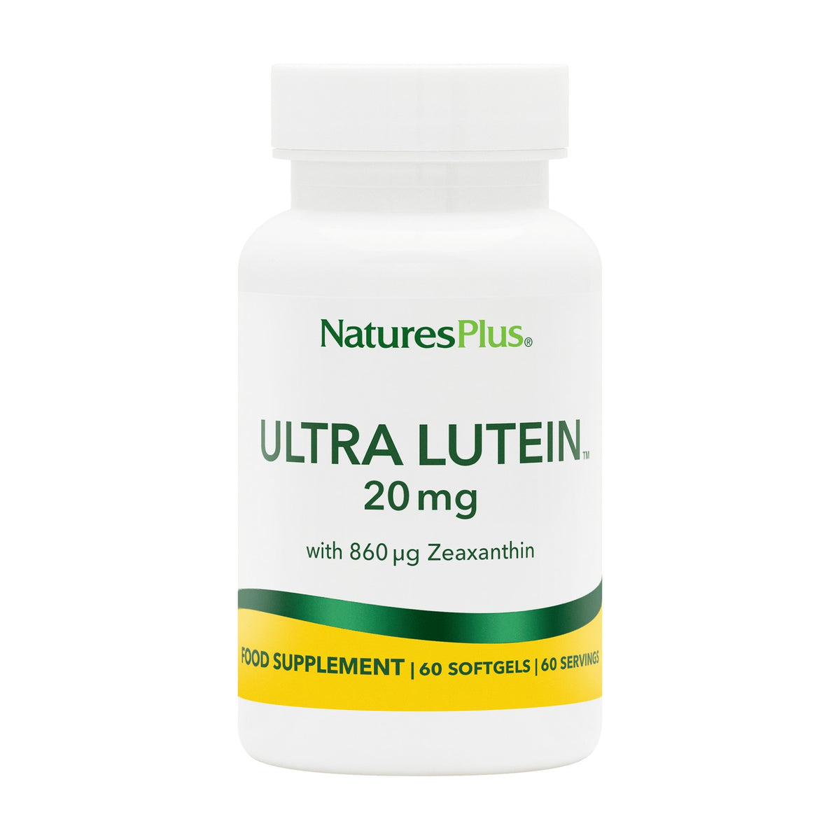 Nature's Plus Ultra Lutein (60 softgels) pack