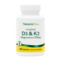 Nature's Plus Vitamin D3 2520IU with K2 120mcg (90 tabs) pack