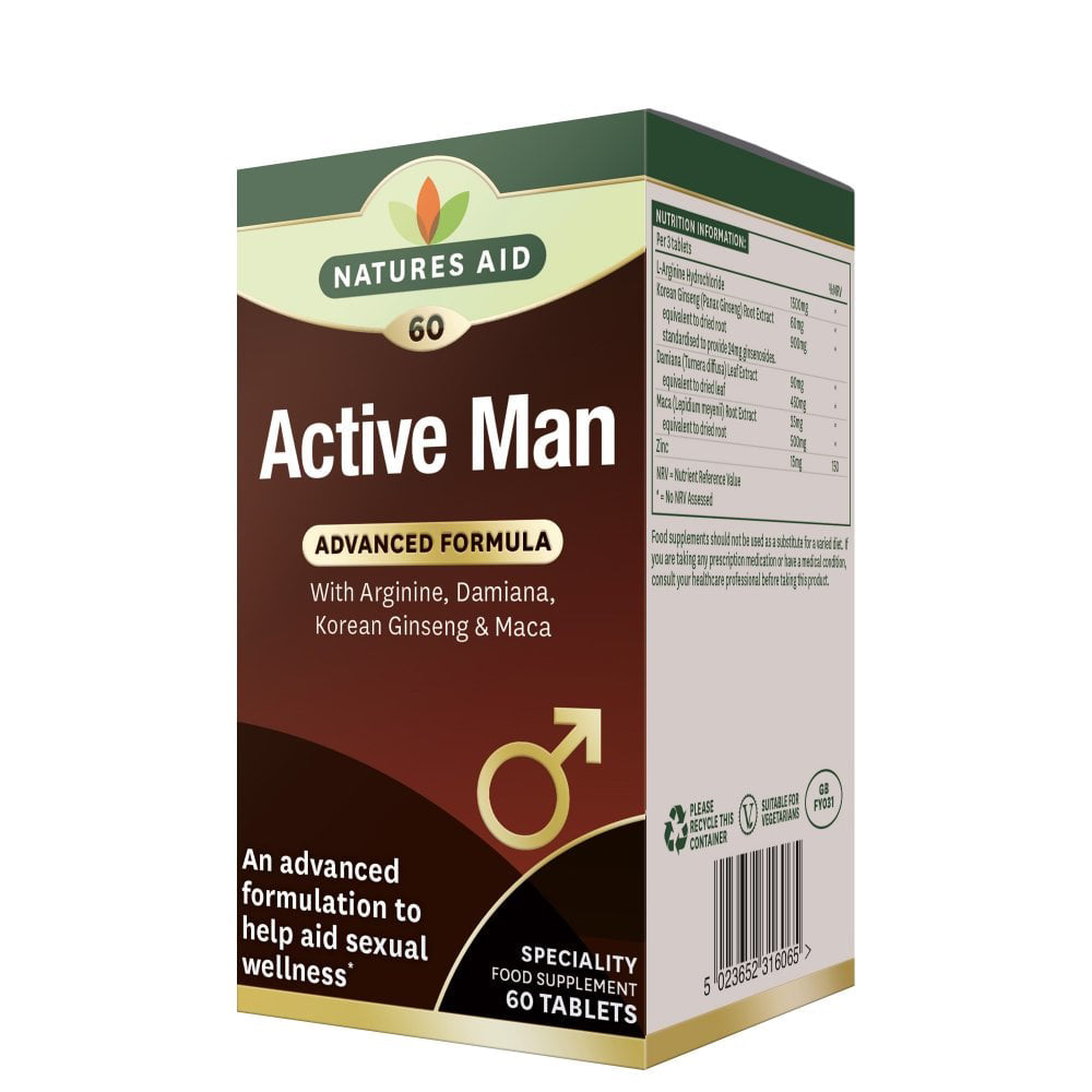 Natures Aid Active Man (60 tabs)