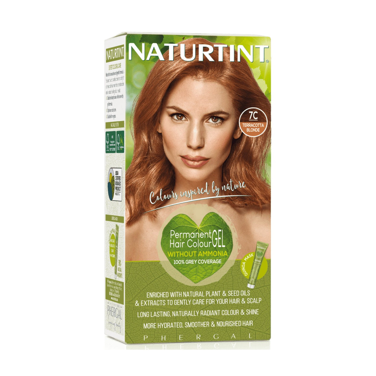 Naturtint Permanent Hair Colour Gel 7C Terracotta Blonde 170ml pack
