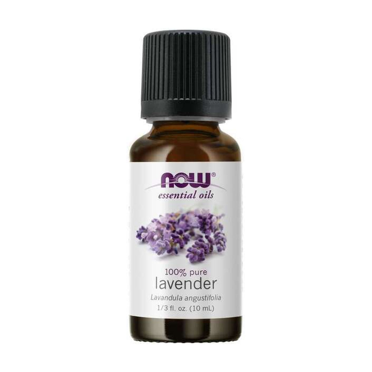 NOW Foods - Essential Oil, Lavender Oil 100% Pure (10 ml.) pack front