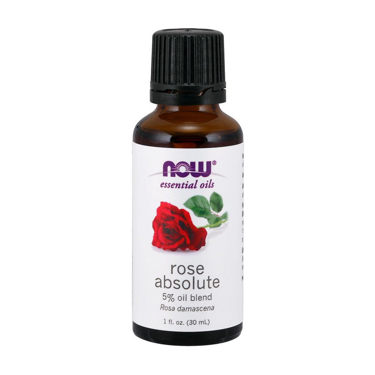 NOW Foods - Essential Oil, Rose Absolute Oil (30 ml.) pack front