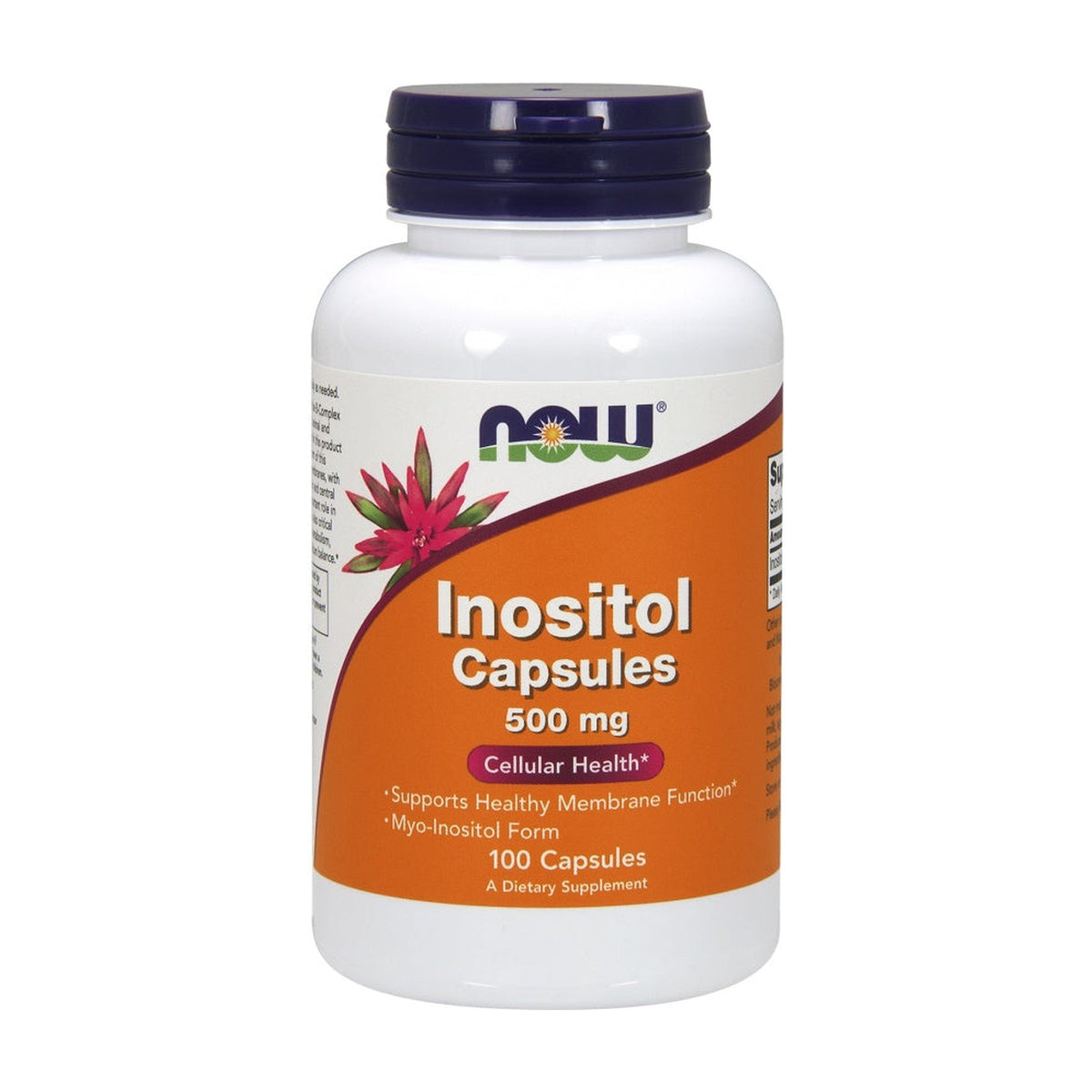NOW Foods - Inositol, 500mg (100 caps) pack front