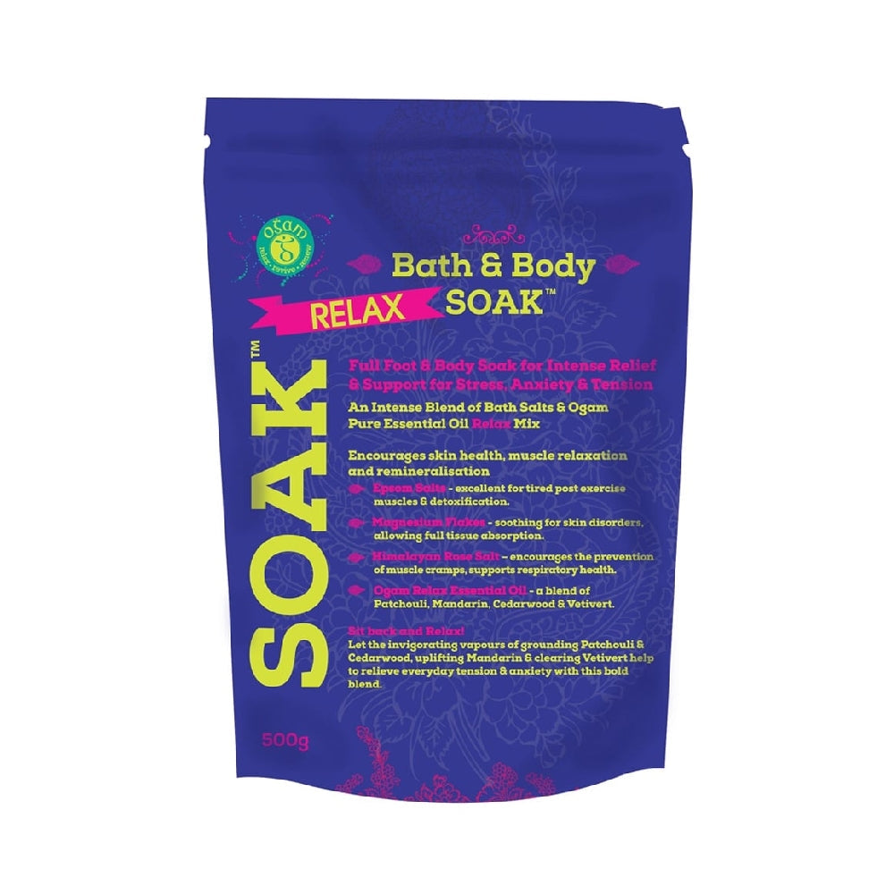 Ogam — Bath & Body Soak, Relax (500g)