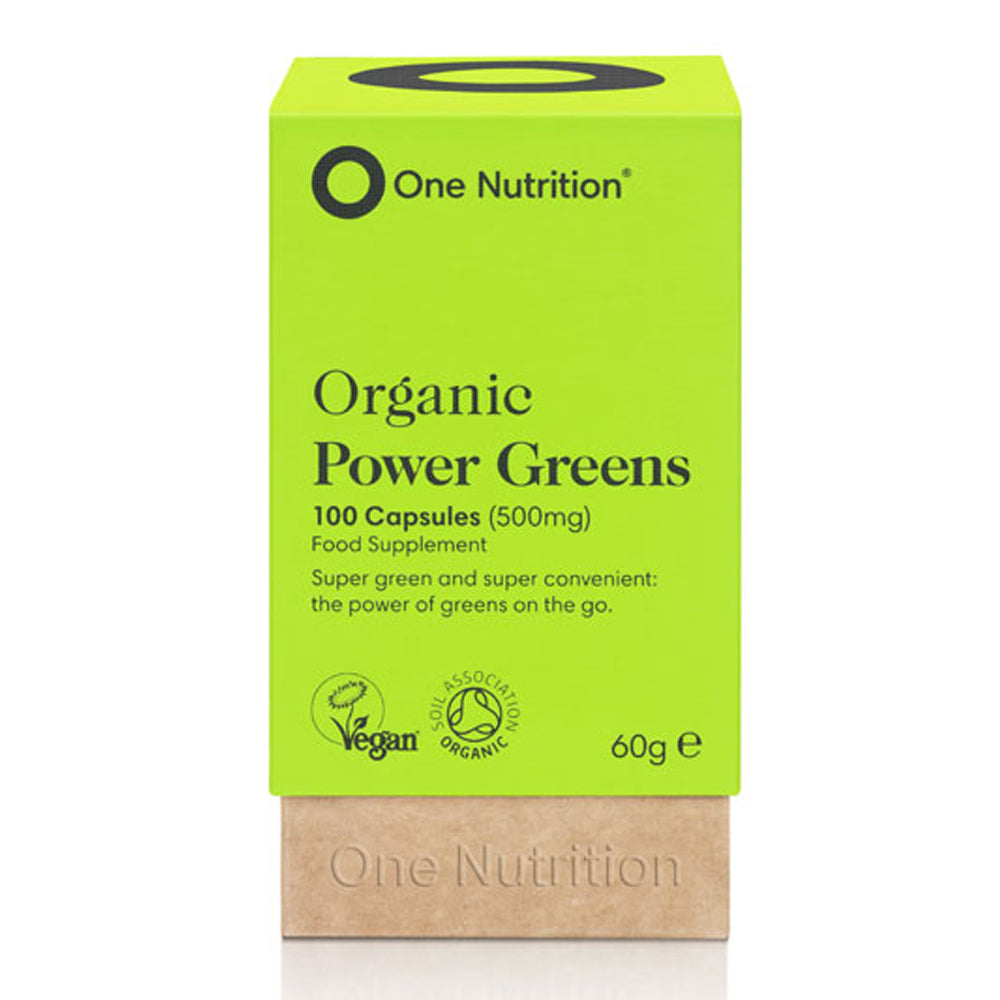 One Nutrition Organic Power Greens Capsules (100 Capsules)