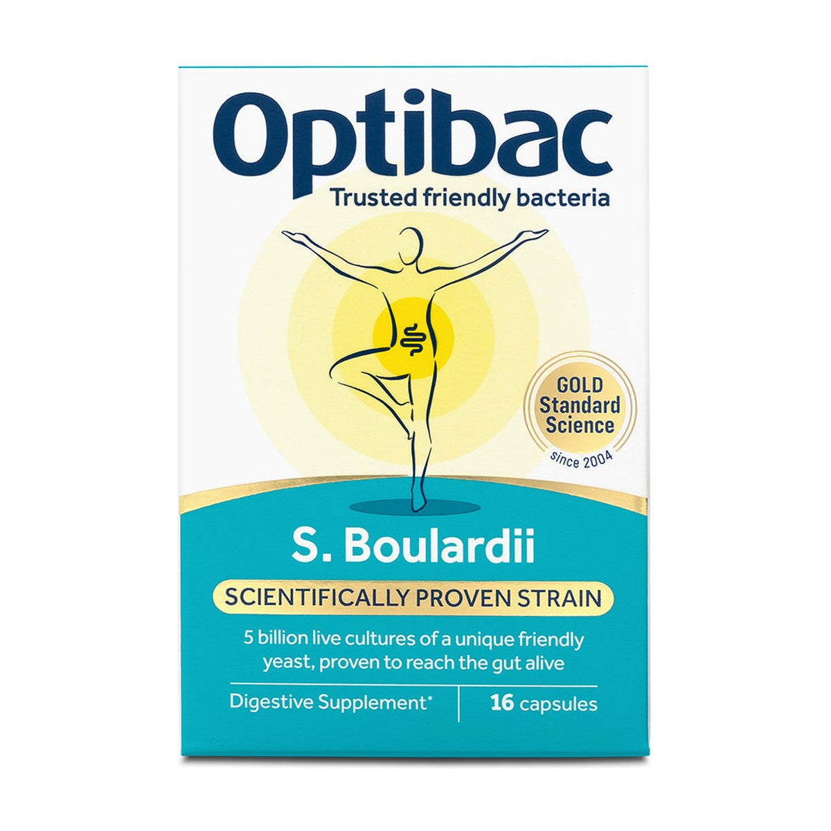 Optibac Saccharomyces Boulardii (16 caps) pack