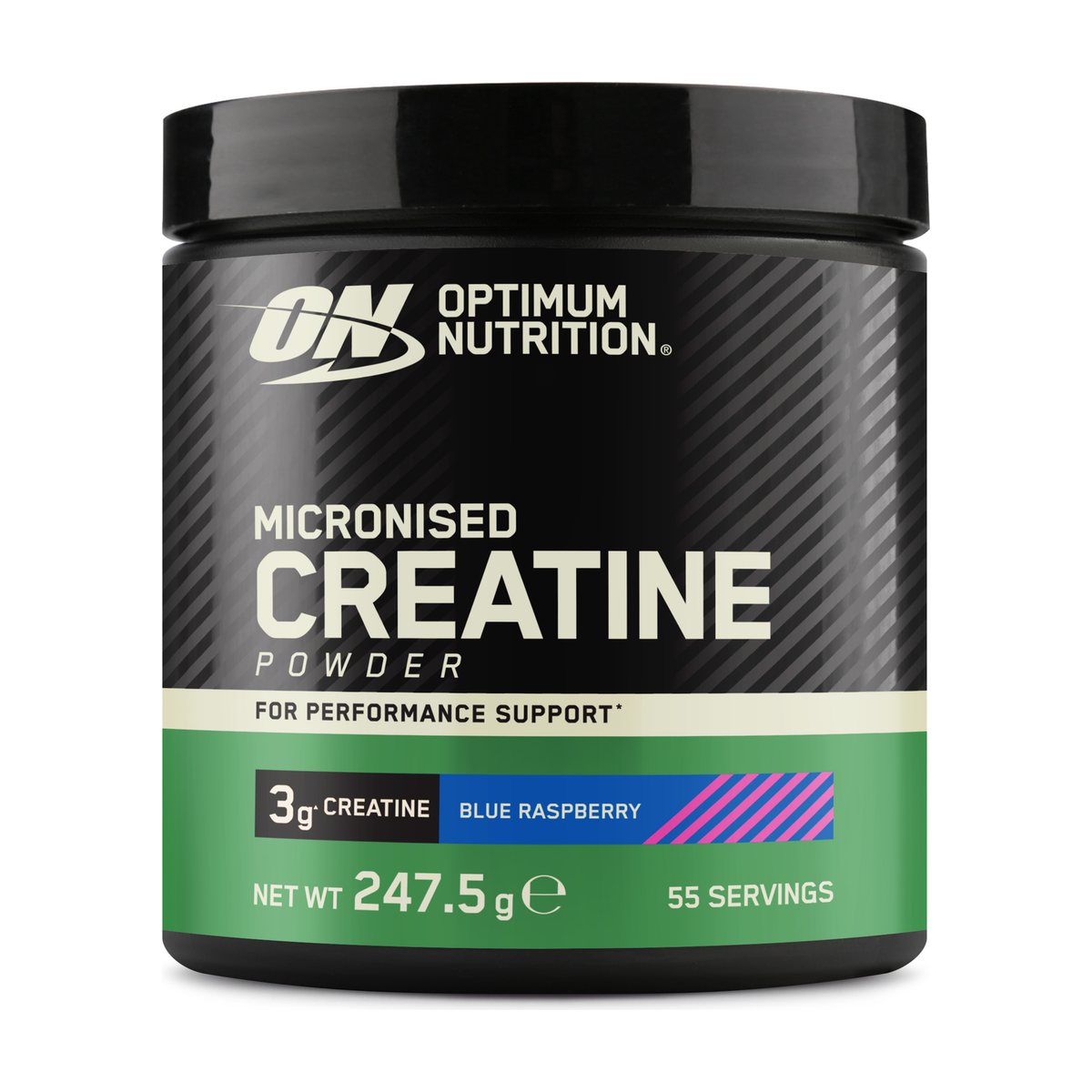 Optimum Nutrition — Micronised Creatine Powder Blue Raspberry (247.5g)