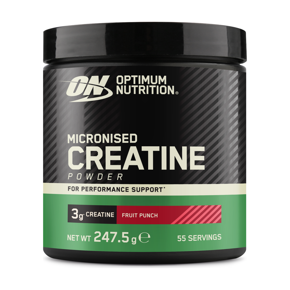 Optimum Nutrition — Micronised Creatine Powder Fruit Punch (247.5g)