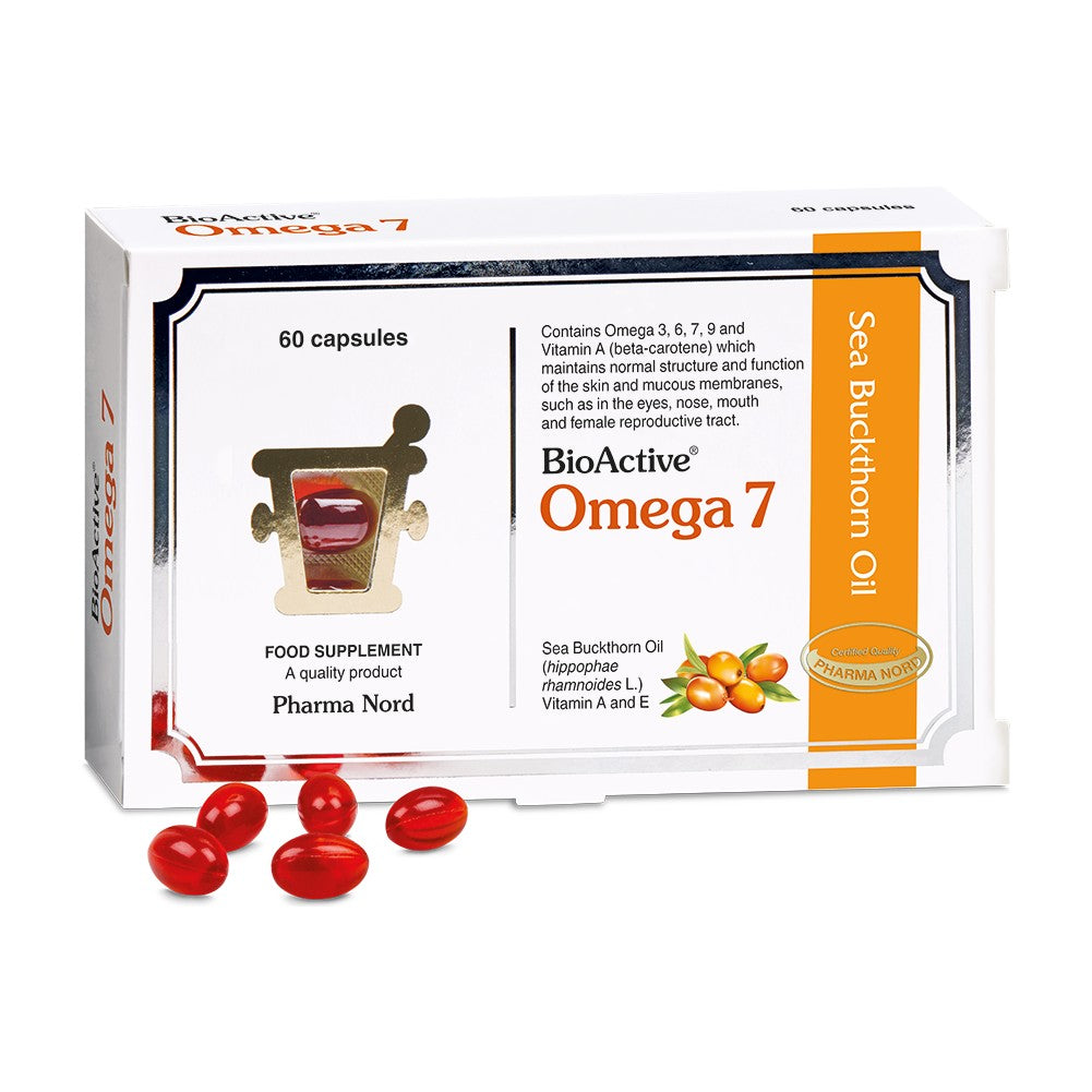 Pharma Nord BioActive Omega 7 Sea Buckthorn Oil (60 caps) pack