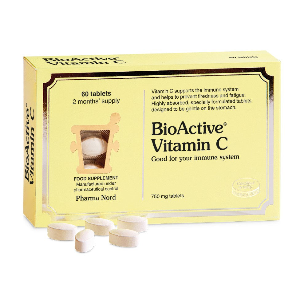 Pharma Nord BioActive Vitamin C 750mg (60 tabs) pack
