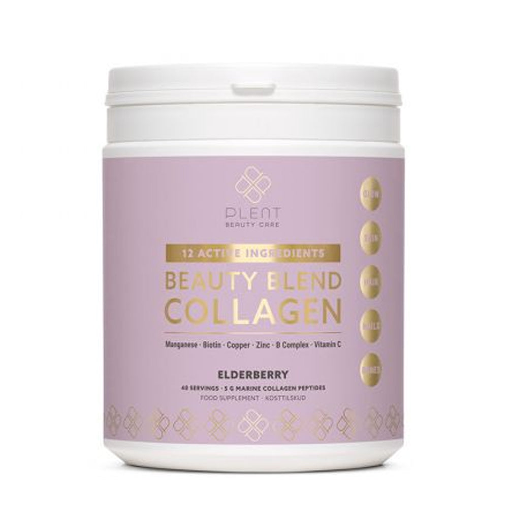 Plent — Beauty Blend Collagen, Elderberry (277g)