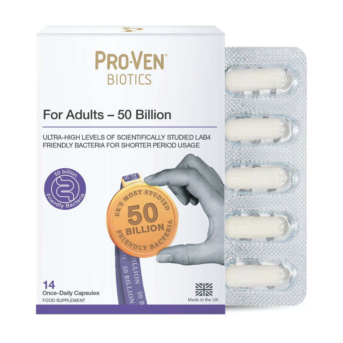 ProVen Biotics For Adults 50 Billion (14 capsules)