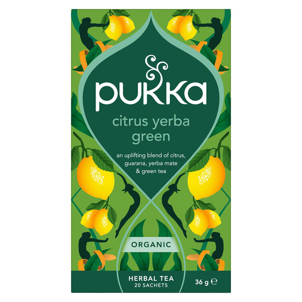 Pukka — Citrus, Yerba Mate & Green Tea (20 bags)