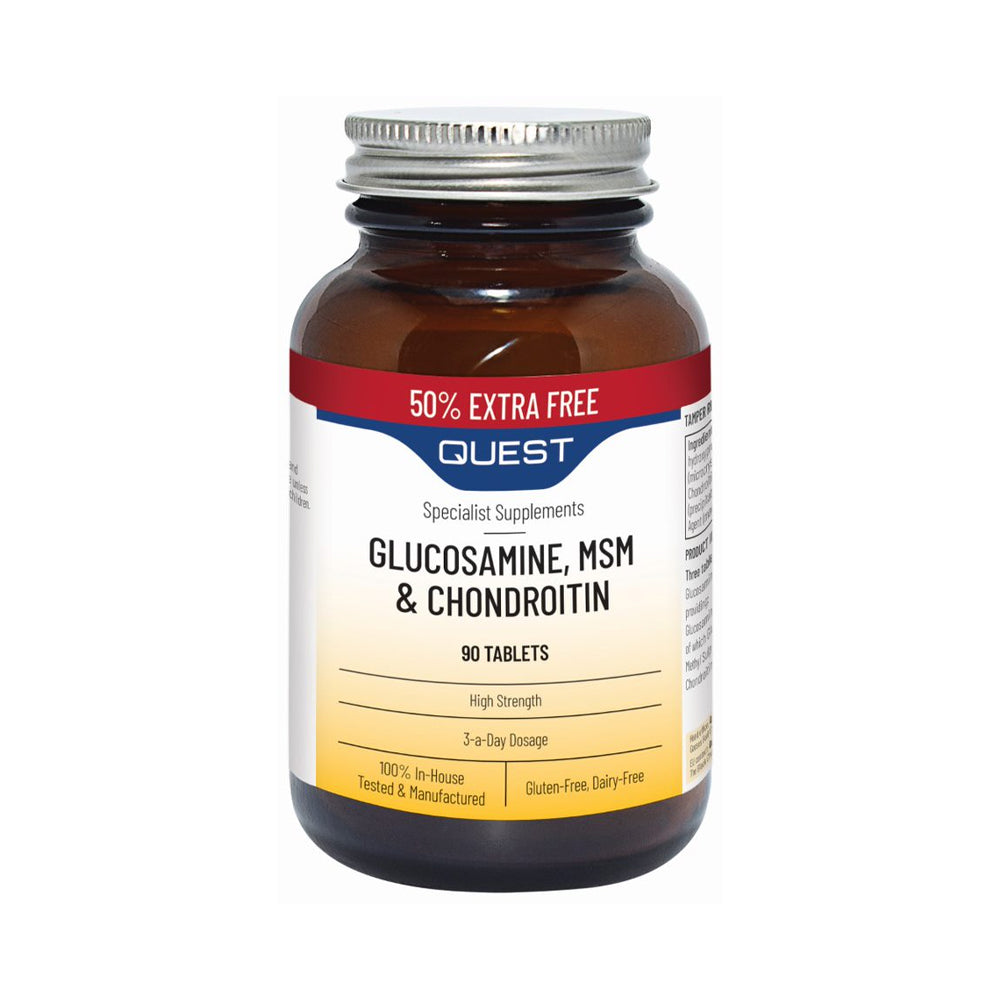 Quest — Glucosamine MSM & Chondroitin (60 caps + 30 tabs)