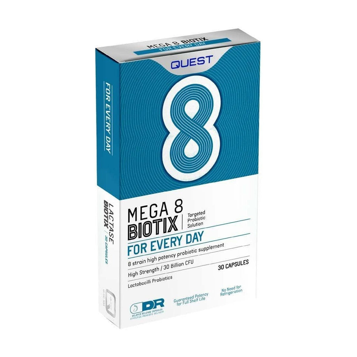 Quest Mega 8 Biotix (30 capsules) pack