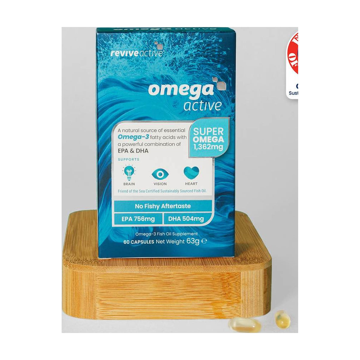 Revive Active - Omega Active (60 caps) pack front