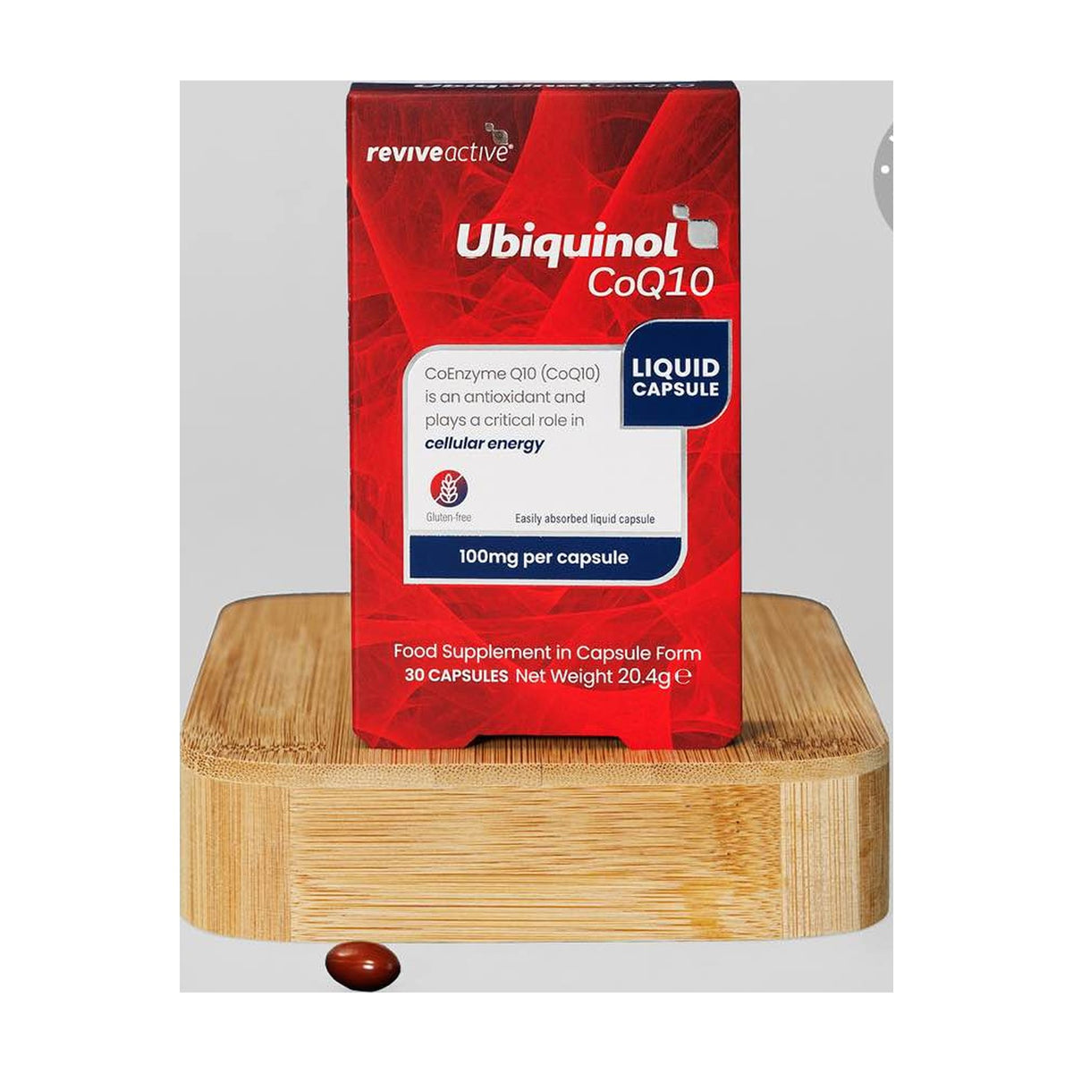 Revive Active - Ubiquinol Coenzyme Q10 (30 caps) pack front