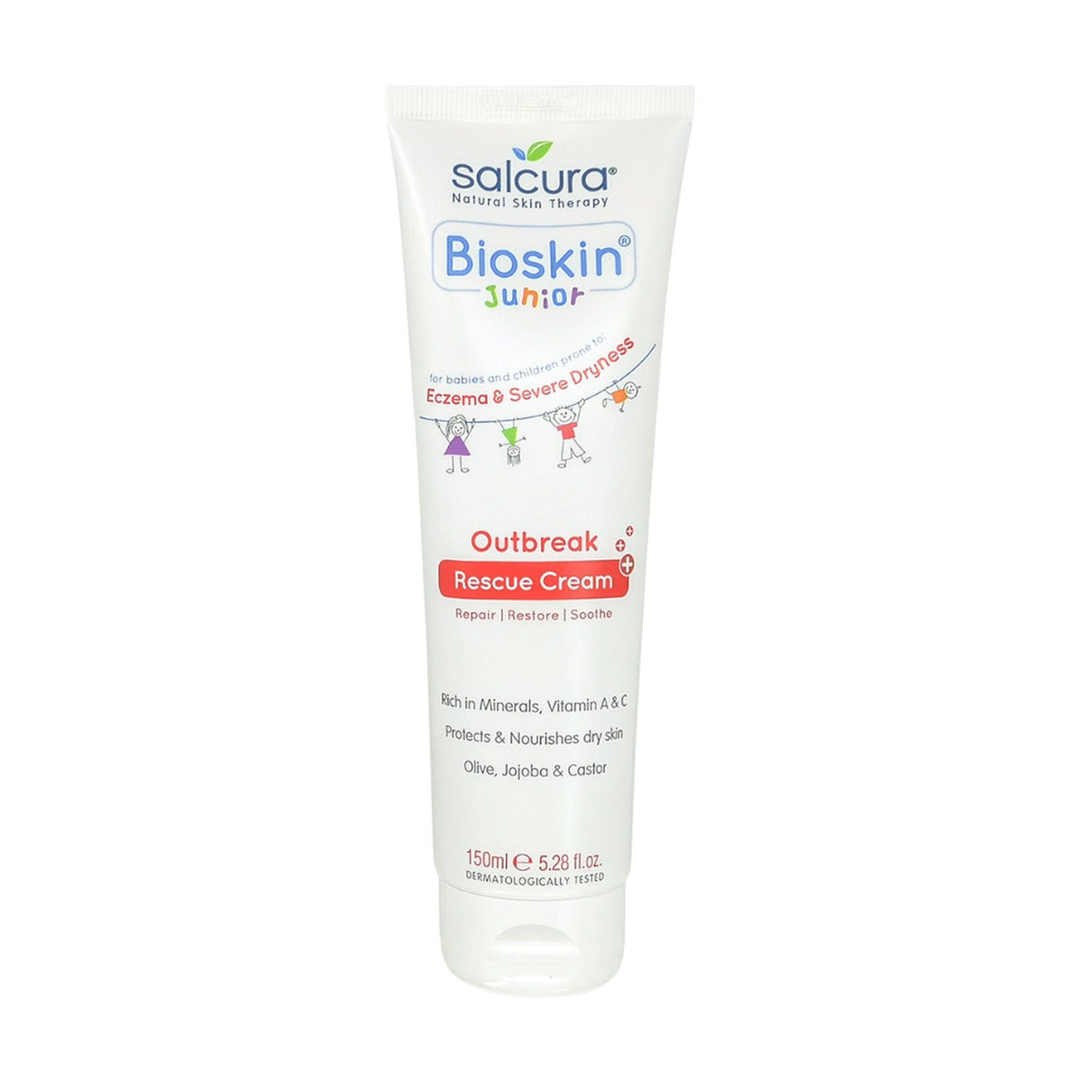 Salcura Bioskin Junior Outbreak Rescue Cream 150ml pack