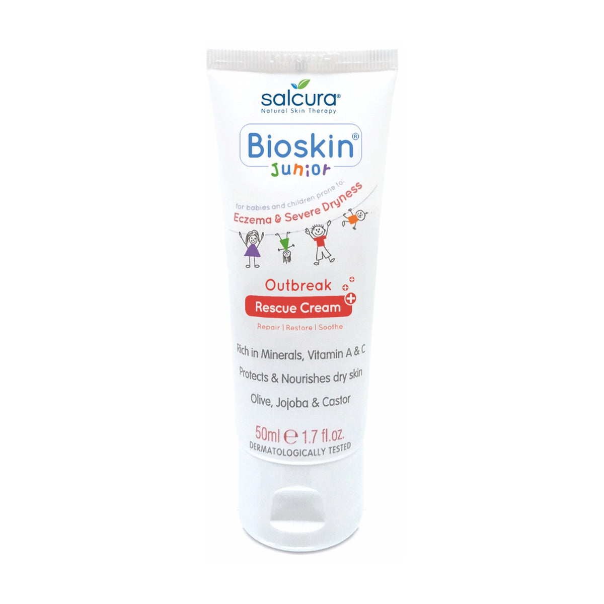 Salcura Bioskin Junior Outbreak Rescue Cream 50ml pack