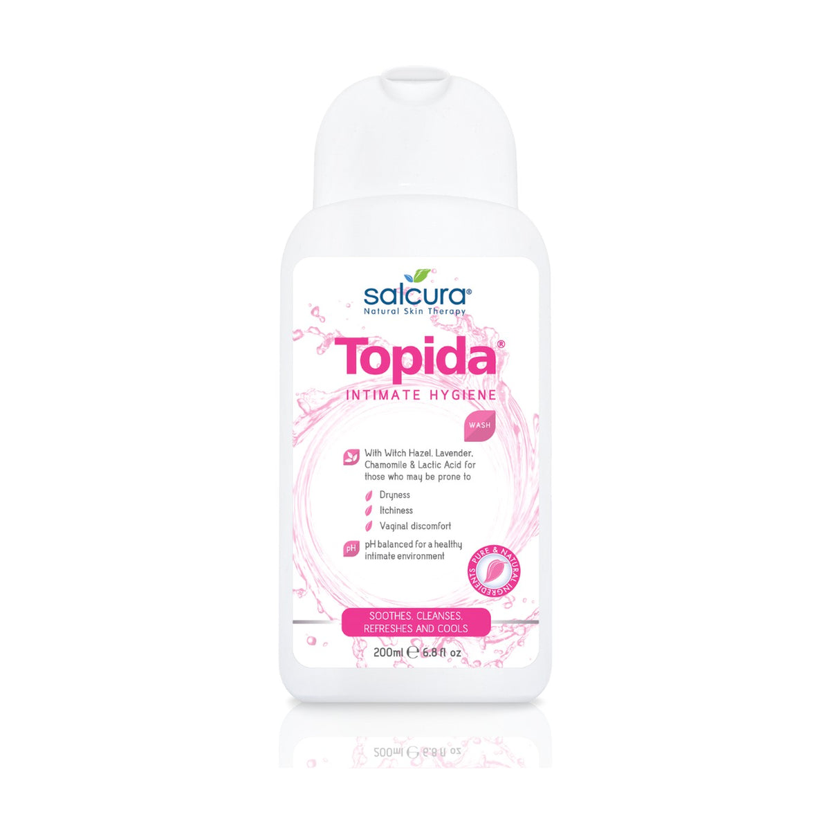 Salcura Topida Intimate Hygiene Wash 200ml pack