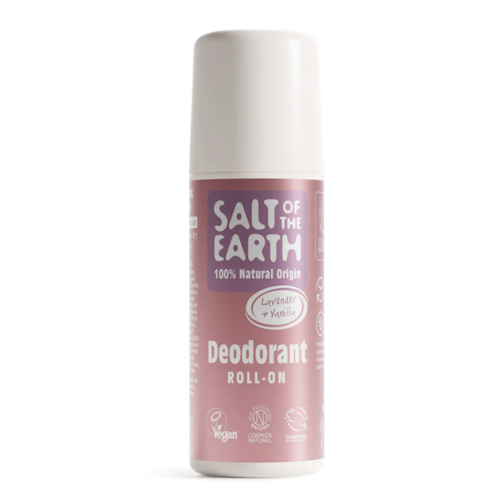 Salt of the Earth — Lavender & Vanilla Natural Deodorant Roll-On (75ml)