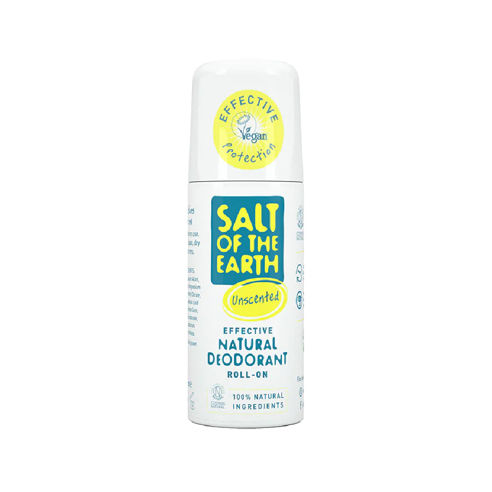 Salt of the Earth — Unscented Natural Deodorant Roll-On (75ml)