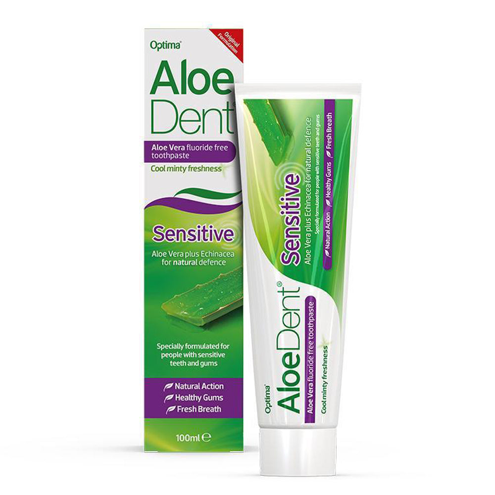 Aloe Dent — Aloe Vera Sensitive Fluoride Free Toothpaste (100ml)