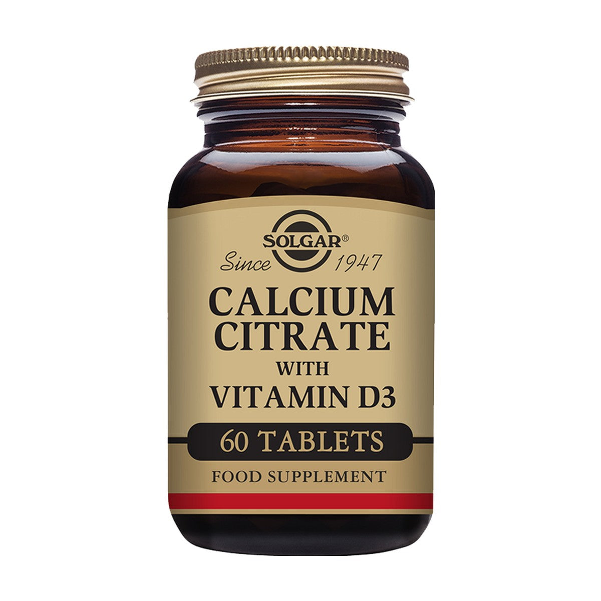 Solgar Calcium Citrate with Vitamin D3 (60 tabs) pack