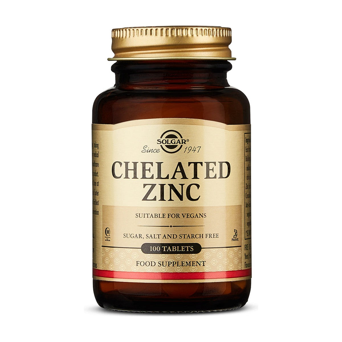 Solgar Chelated Zinc (100 tabs) pack