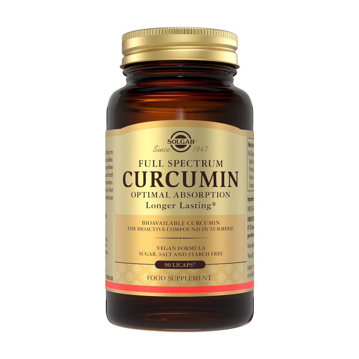 Solgar Full Spectrum Curcumin (90 softgels) pack