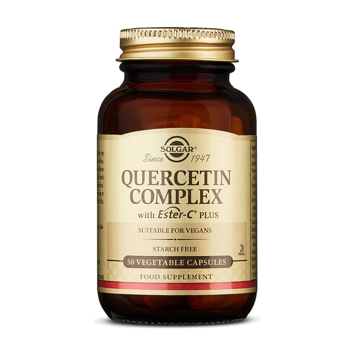 Solgar Quercetin Complex with Ester-C Plus (50 caps) pack