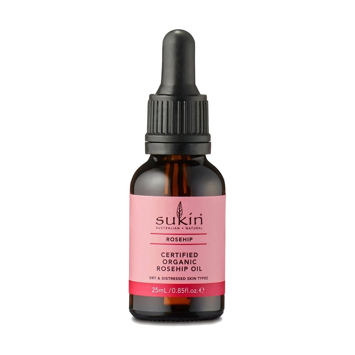 Sukin Rosehip Certified Organic Rose Hip Oil (25ml) pack