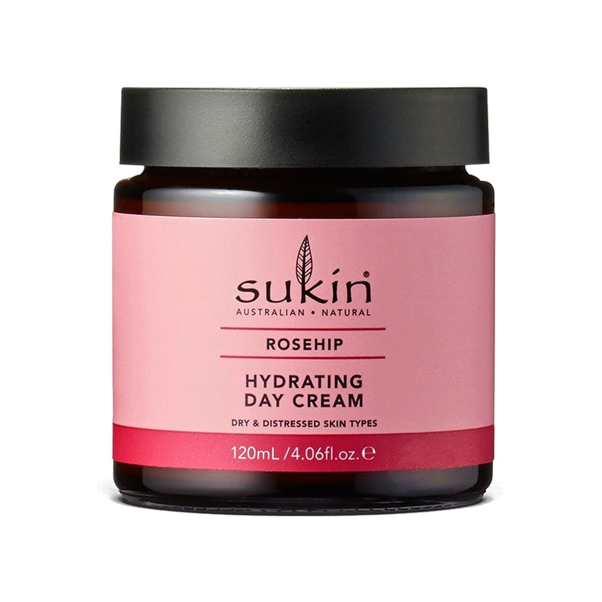 Sukin Rosehip Hydrating Day Cream with Rosehip Oil (120ml) pack