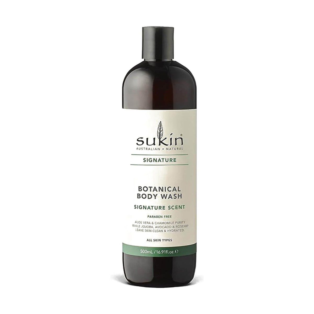 Sukin Signature Botanical Body Wash (500ml) pack