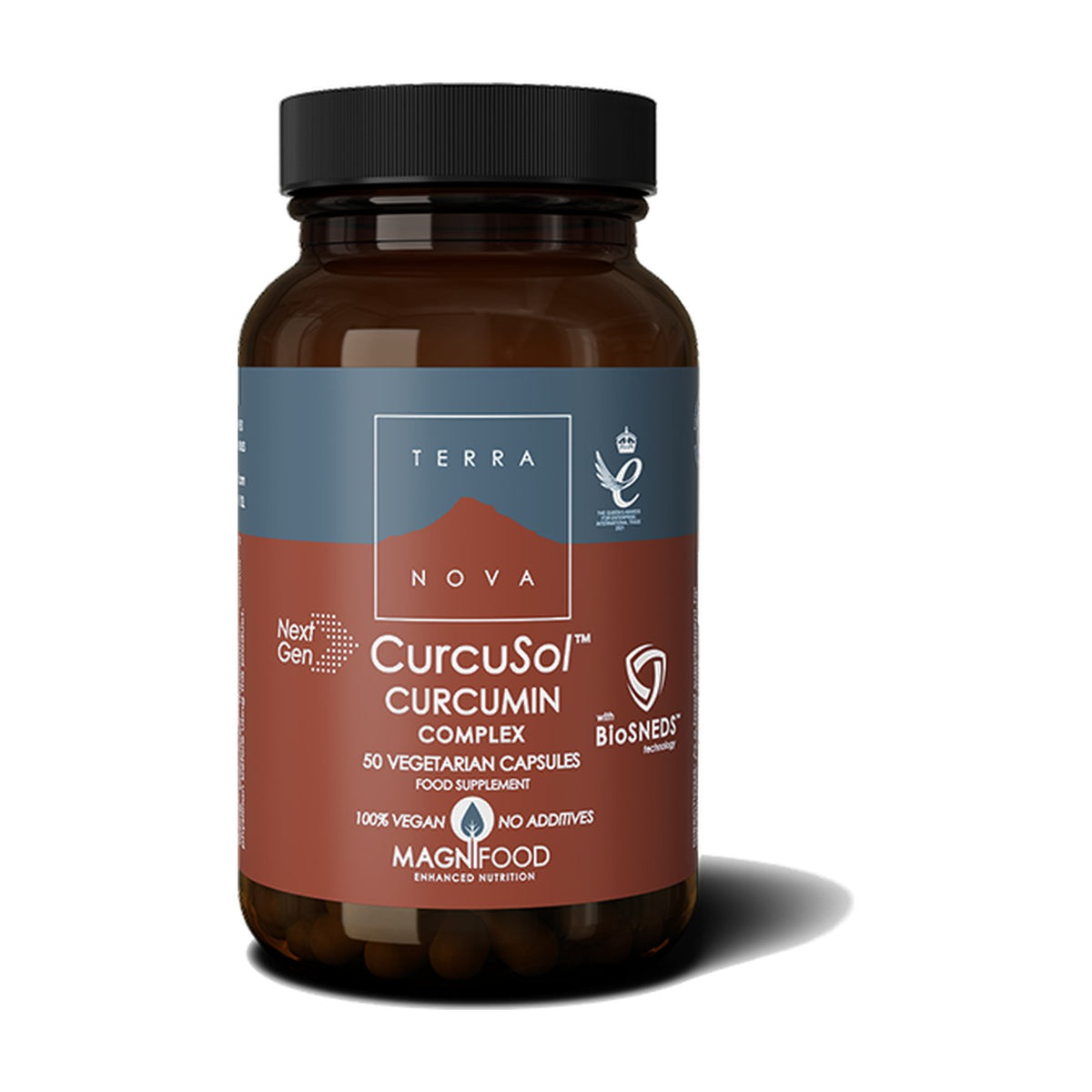 Terranova — NextGen CurcuSol Curcumin Complex (50 vegetarian capsules)