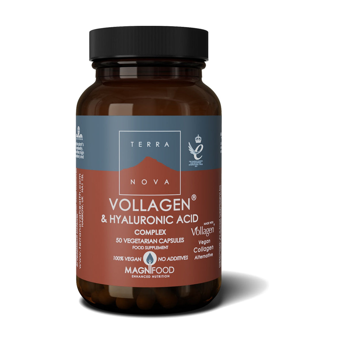 Terranova — Vollagen & Hyaloronic Acid Complex (50 vegetarian capsules)