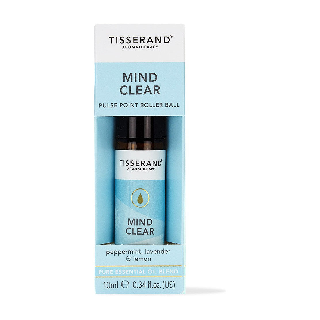 Tisserand Aromatherapy Mind Clear Pulse Point Roller Ball (10ml)