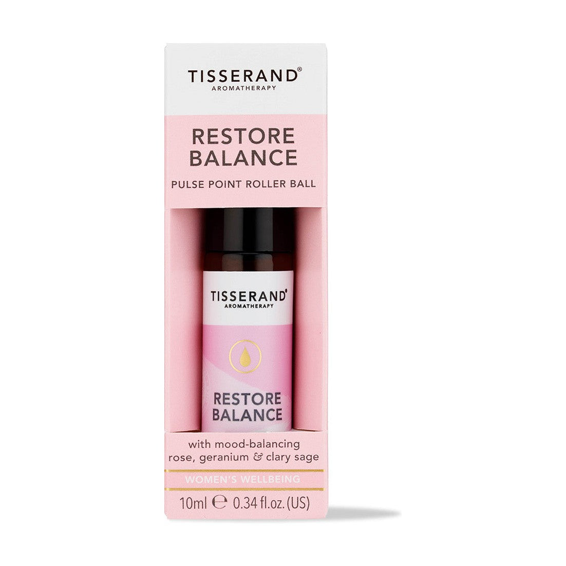 Tisserand Aromatherapy Restore Balance Pulse Point Roller Ball (10ml)