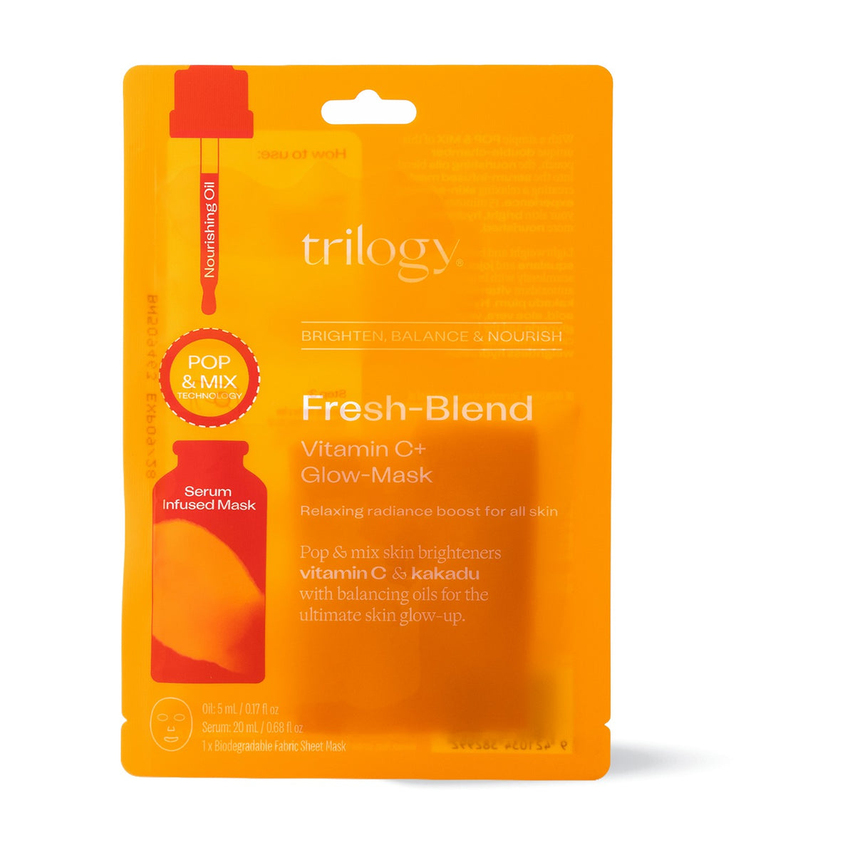 Trilogy Fresh-Blend Vitamin C+ Glow Mask 1 Mask