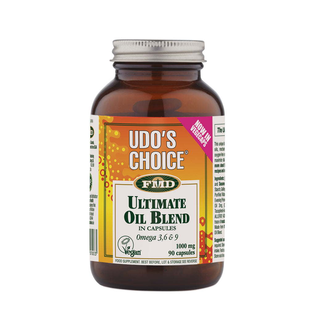 Udo's Choice - Ultimate Oil Blend Capsules (90 caps) pack front