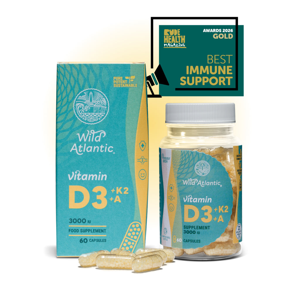 Wild Atlantic Health — Vitamin D3+K2+A (60 caps)
