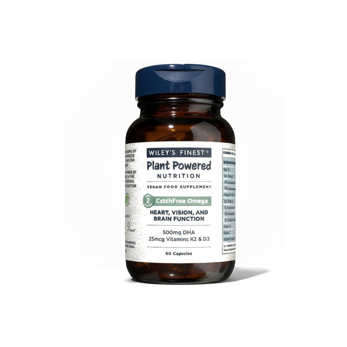 Wiley's Finest CatchFree Omega Vegan Omega-3 (60 softgels) pack