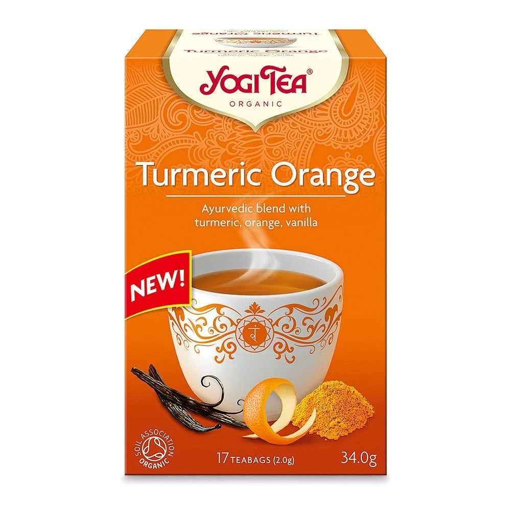 Yogi Tea Organic Turmeric Orange Tea